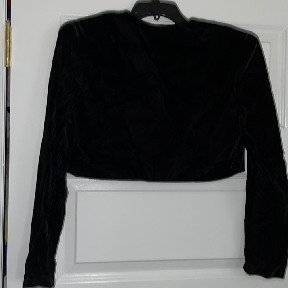 New w/tags. Scott McClintock Petite Velvet Jacket M - Picture 2 of 2